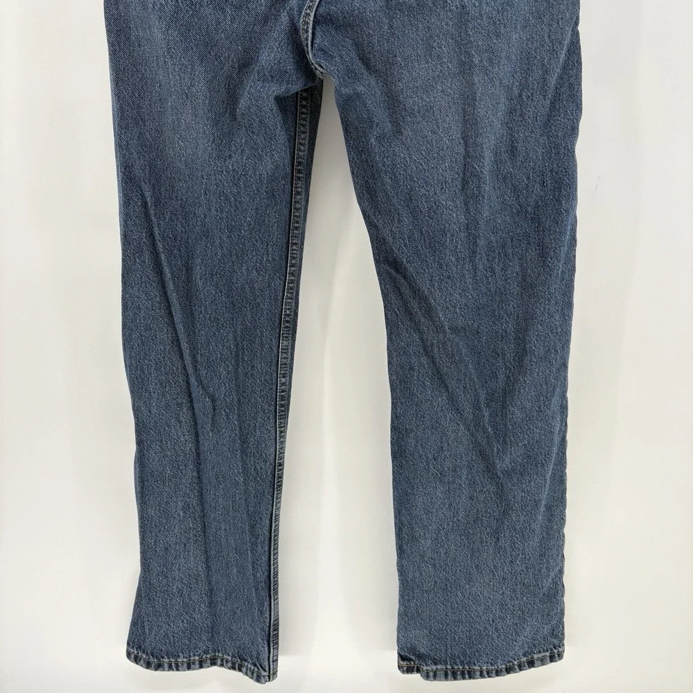 Levis Jeans Mens (31X30) Blue 565 Loose Straight Fit Denim Stonewash Skater